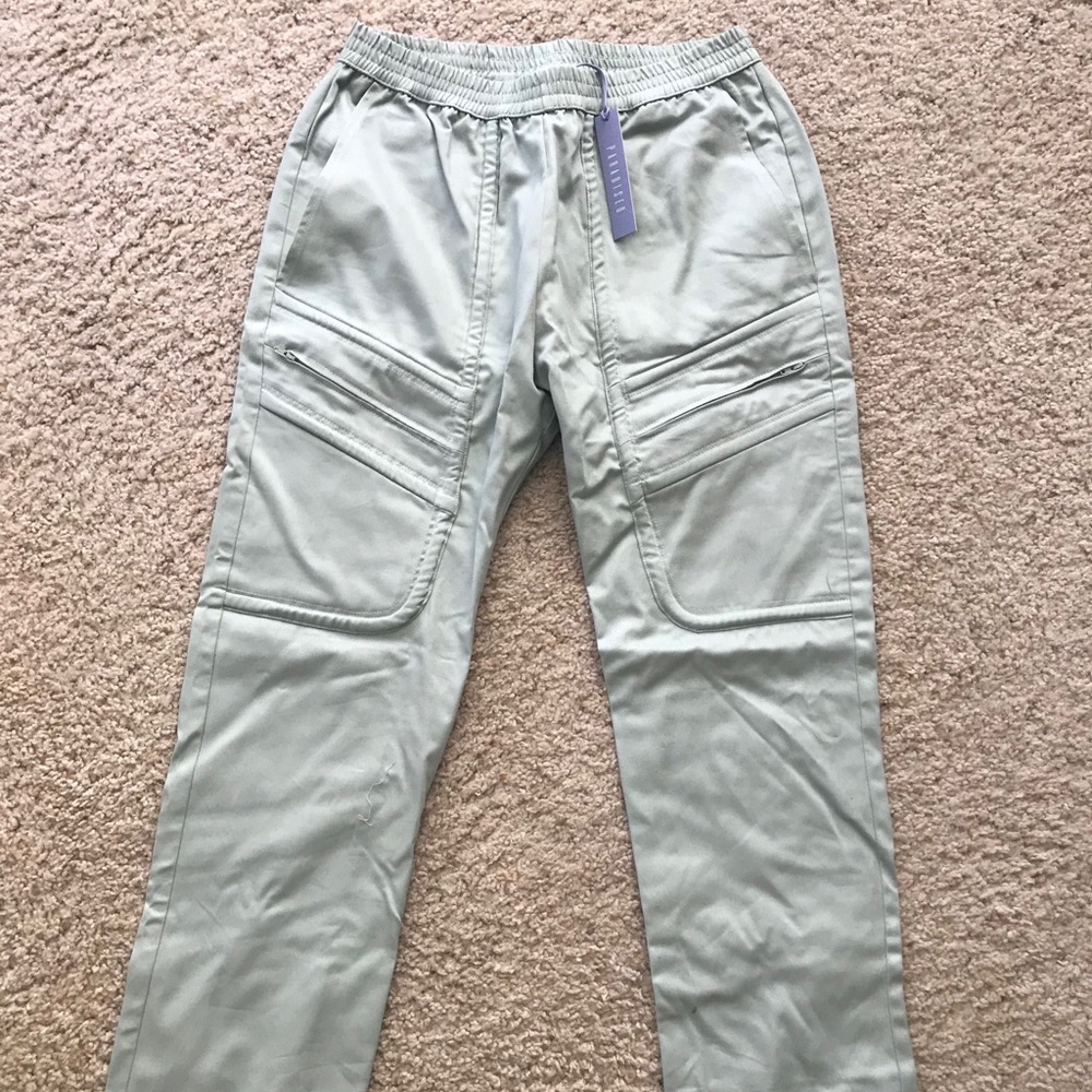 Mint Moto Pants